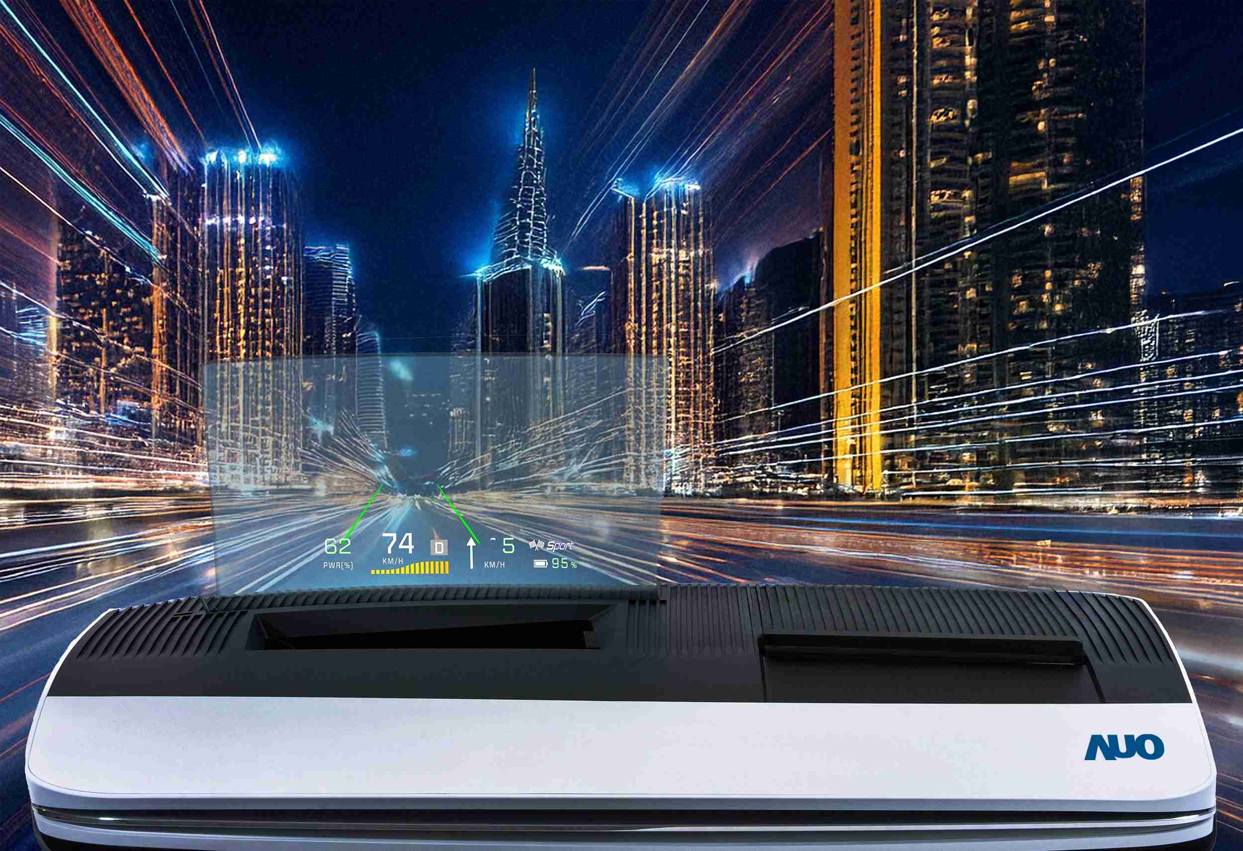 CG电子推出13吋Micro LED抬头显示器，，，，提供高入眼亮度、、高色彩饱和度的显示质量，，在阳光下或黑暗中都清晰可见，，，并利用Micro LED模块体积小的优势，，，解决车用空间有限的痛点